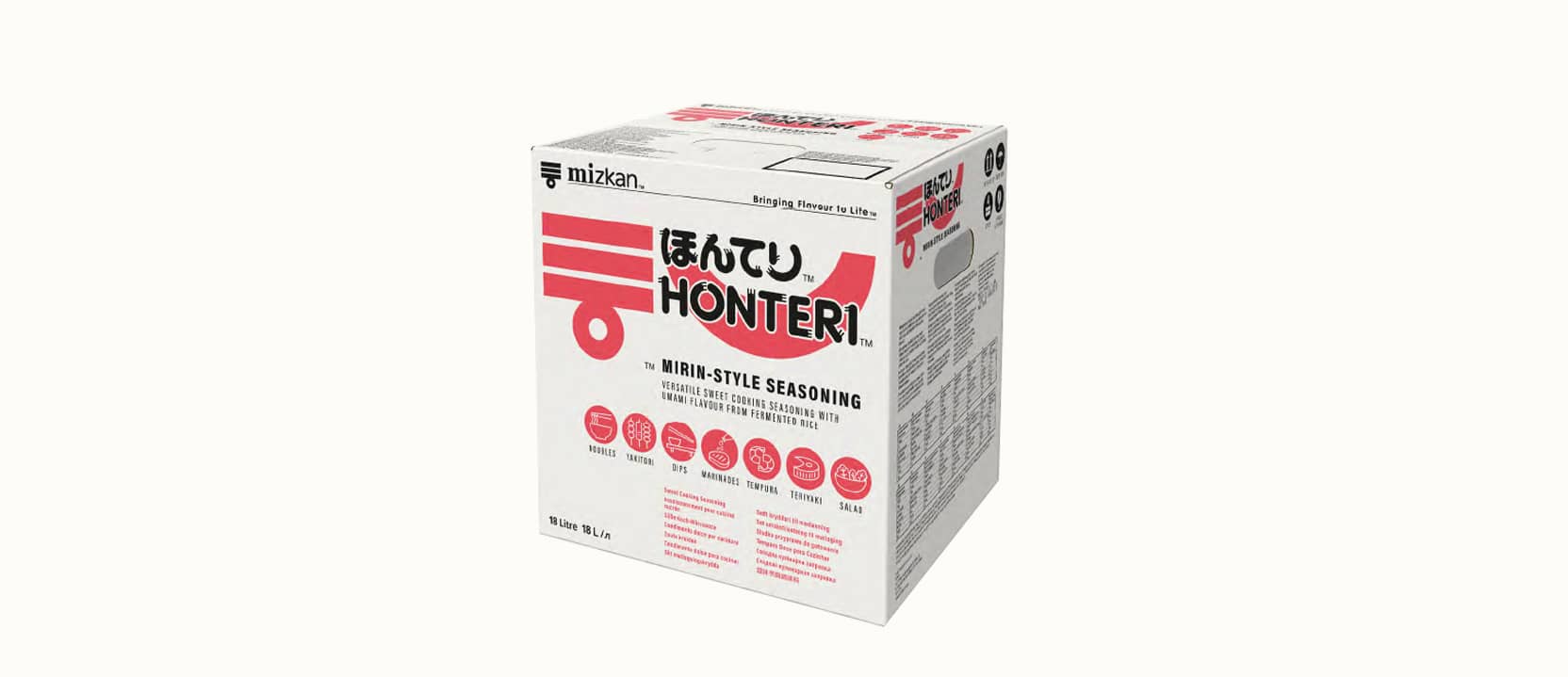 18l wholesale box of Honteri mirin-style seasoning